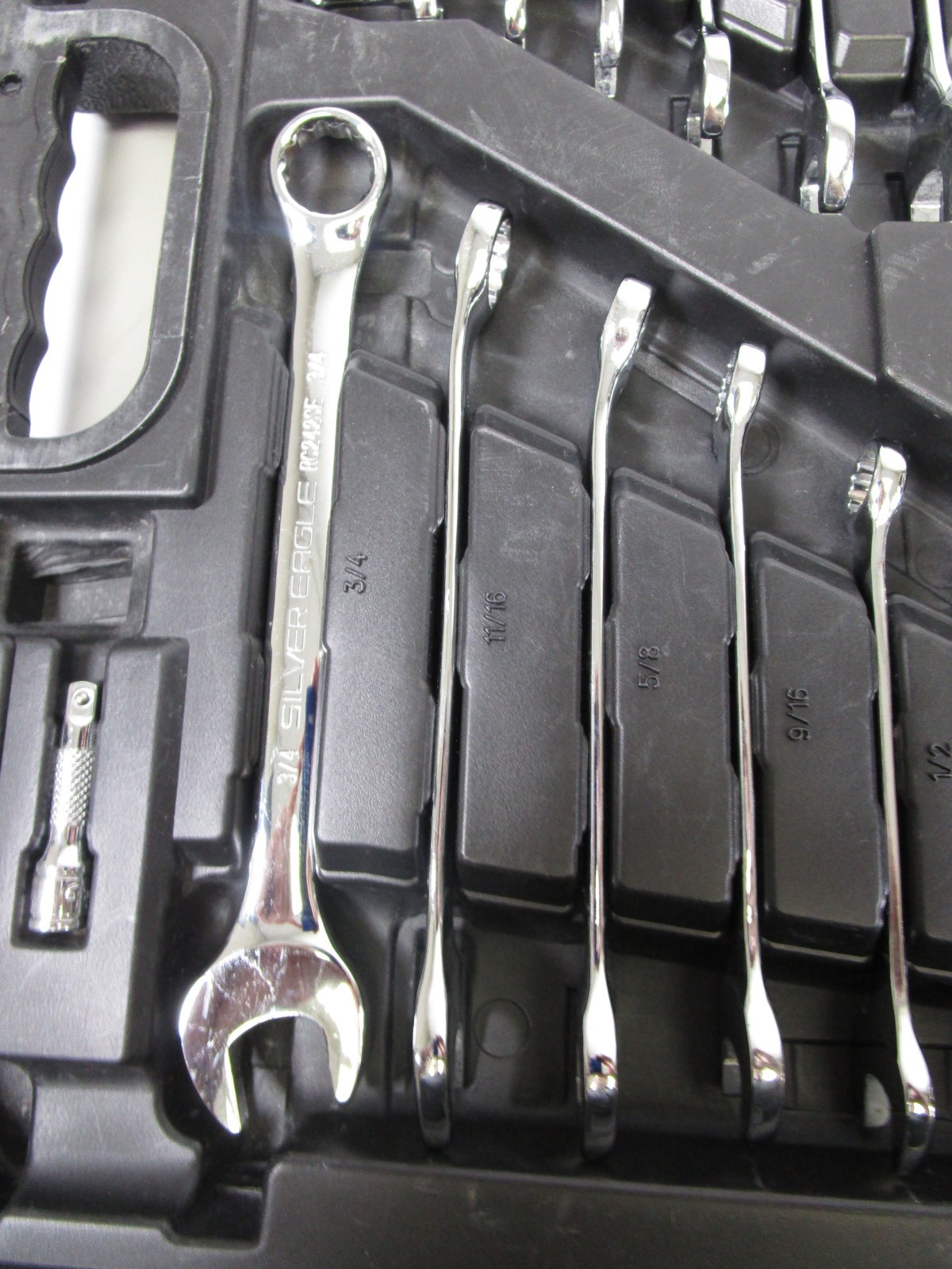 Matco Tools SAB101SE Silver Eagle 101 Piece Chrome Master Tool Set READ