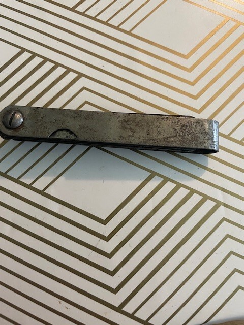 Vintage LS Starrett and Bonney feeler gauges; and a screw pitch thread gauge