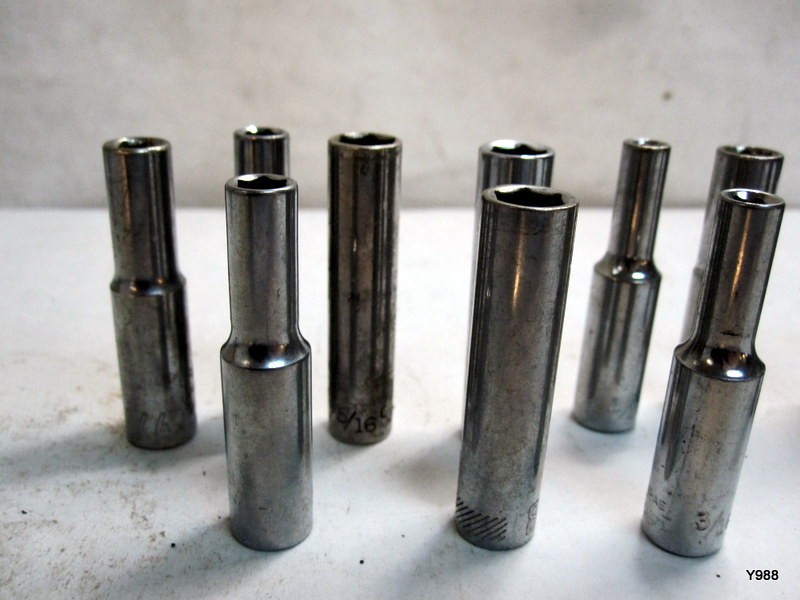 CRAFTSMAN set of 16 sockets mix lot see description