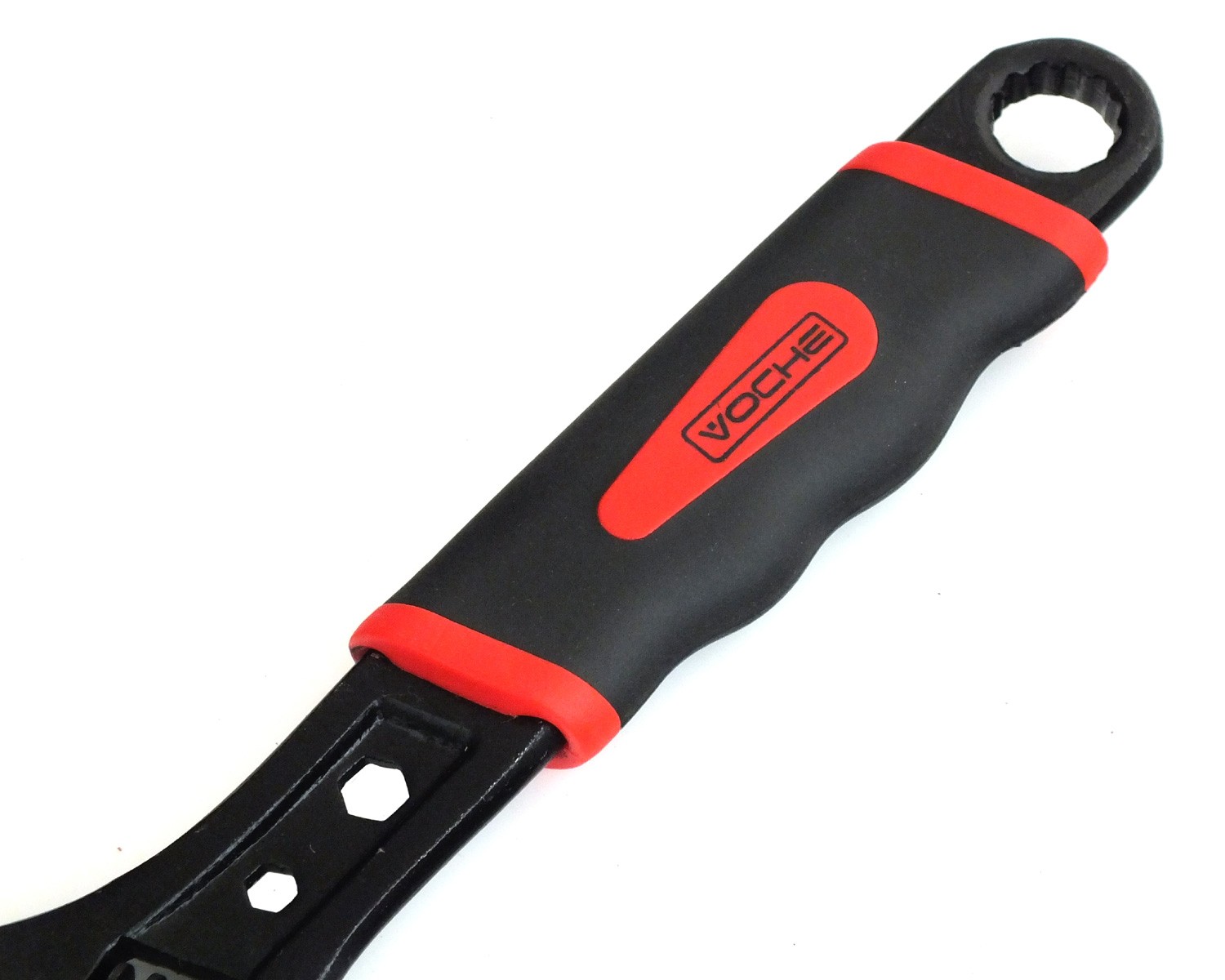 VOCHE 4 PC BLACK HEAVY DUTY ADJUSTABLE STEEL WRENCH SPANNER SET 6″ 8″ 10″ 12″