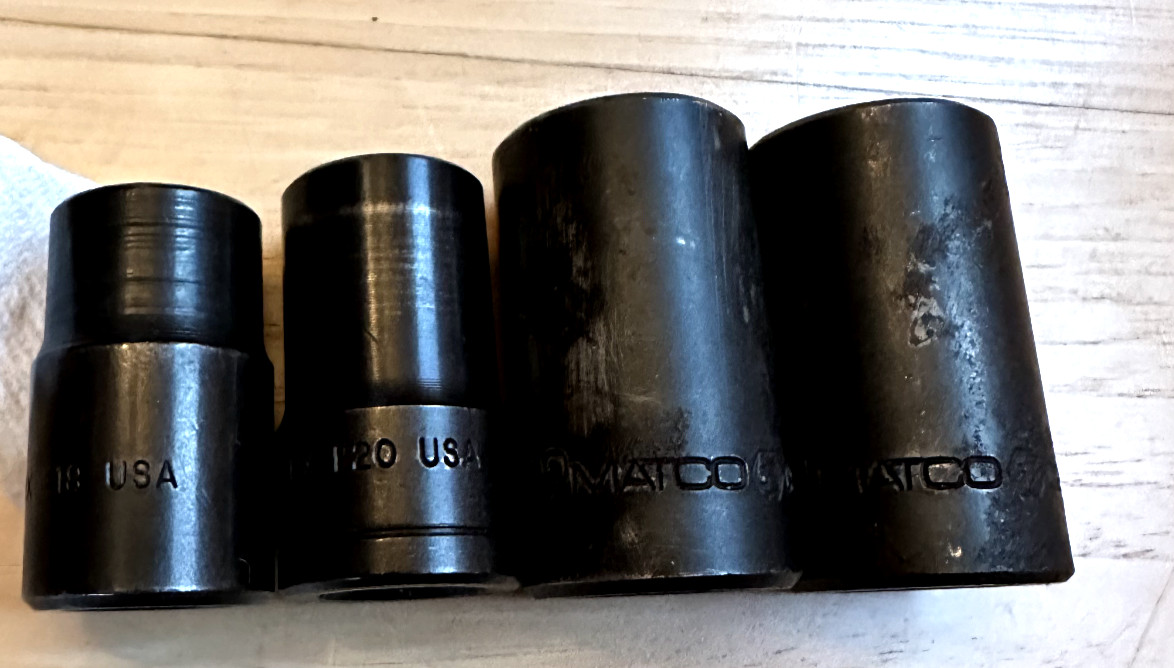 MATCO & Lisle Tools Inverted TORX 1/2″ DR IMPACT Socket Set Lot External Star