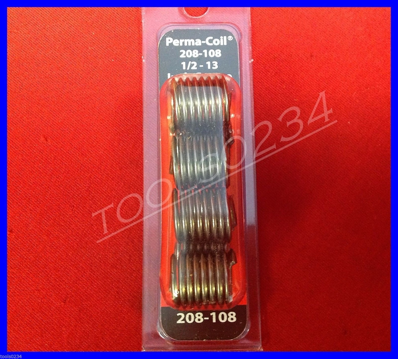 1/2-13 NC Thread Repair Inserts Perma Coil 208-108 Fits Heli Pack of 6 USA