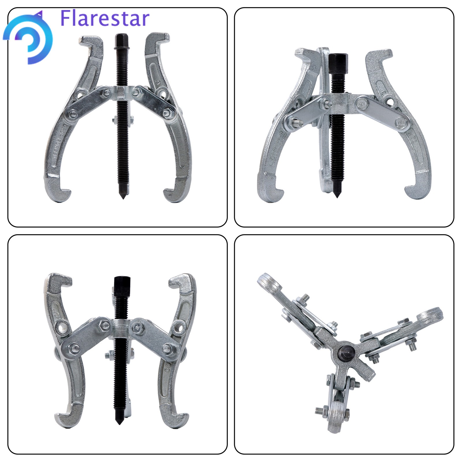 3″ 4″ 6″ 8″ Puller Kit 3 Jaw Gear Bearing Flywheel Pulle Gear Puller Set