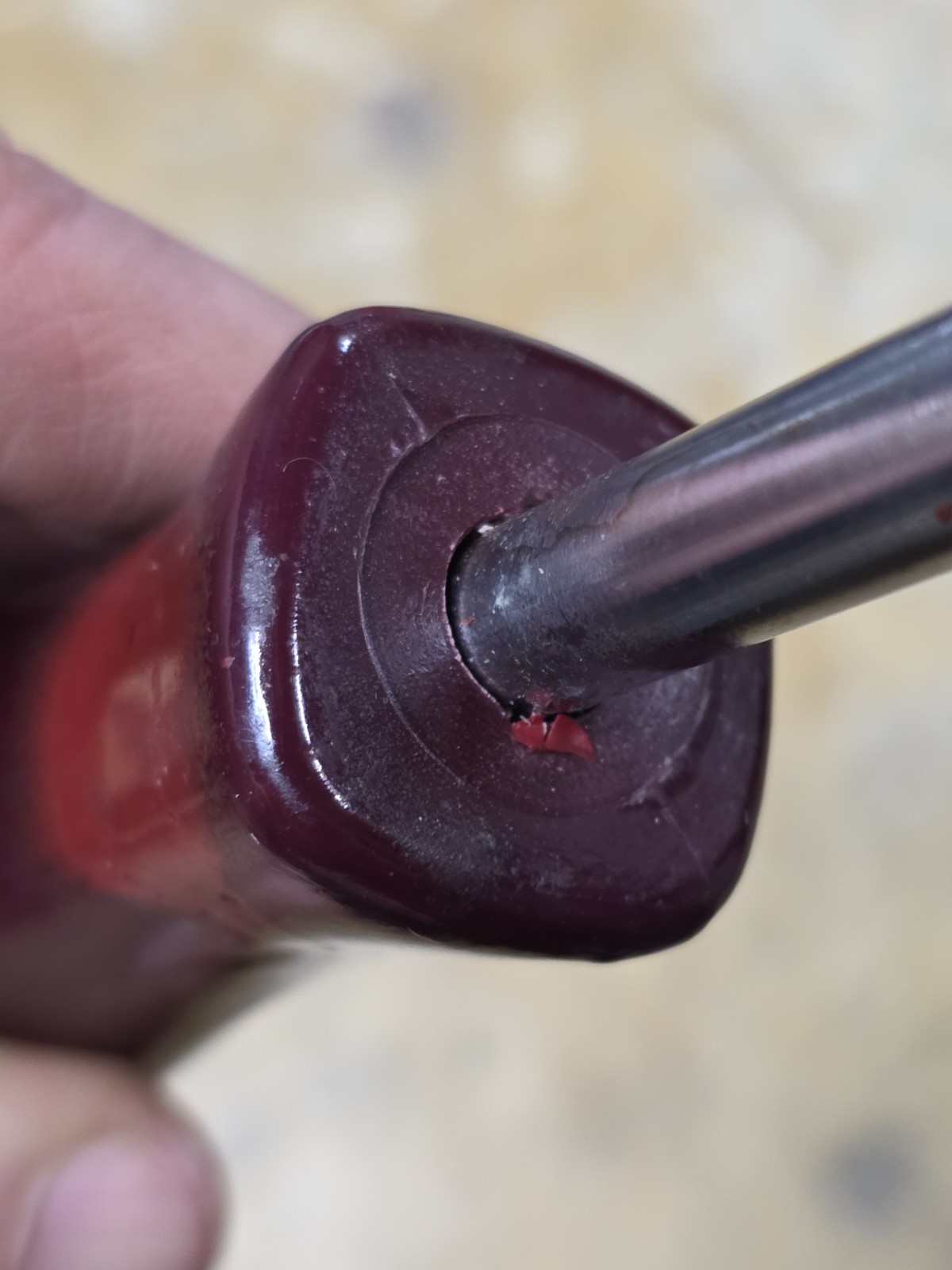 Matco Tools SDM128P4 #4 Philips Drive Screwdriver Maroon Handle USA