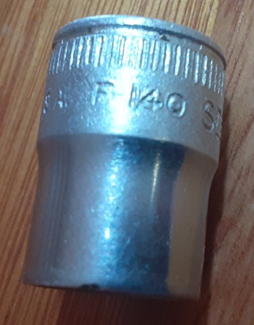 Snap on F140 Socket 3/8″ Drive SAE 7/16″ 12 point