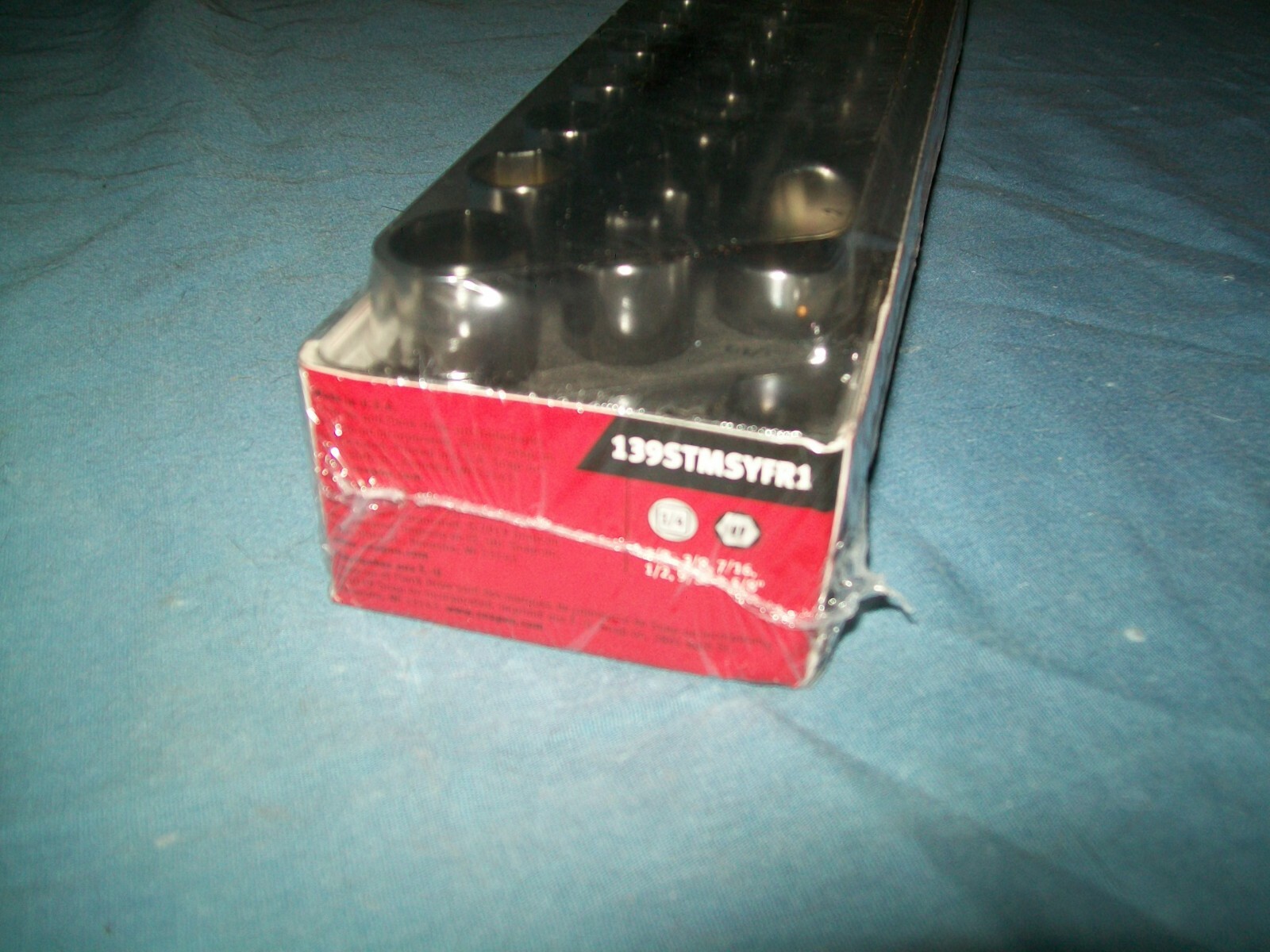 NEW Snap-on™ 1/4″ dr 39pc 1/8″ to 5/8″ 6-pt Shallow Semideep Deep Socket Set