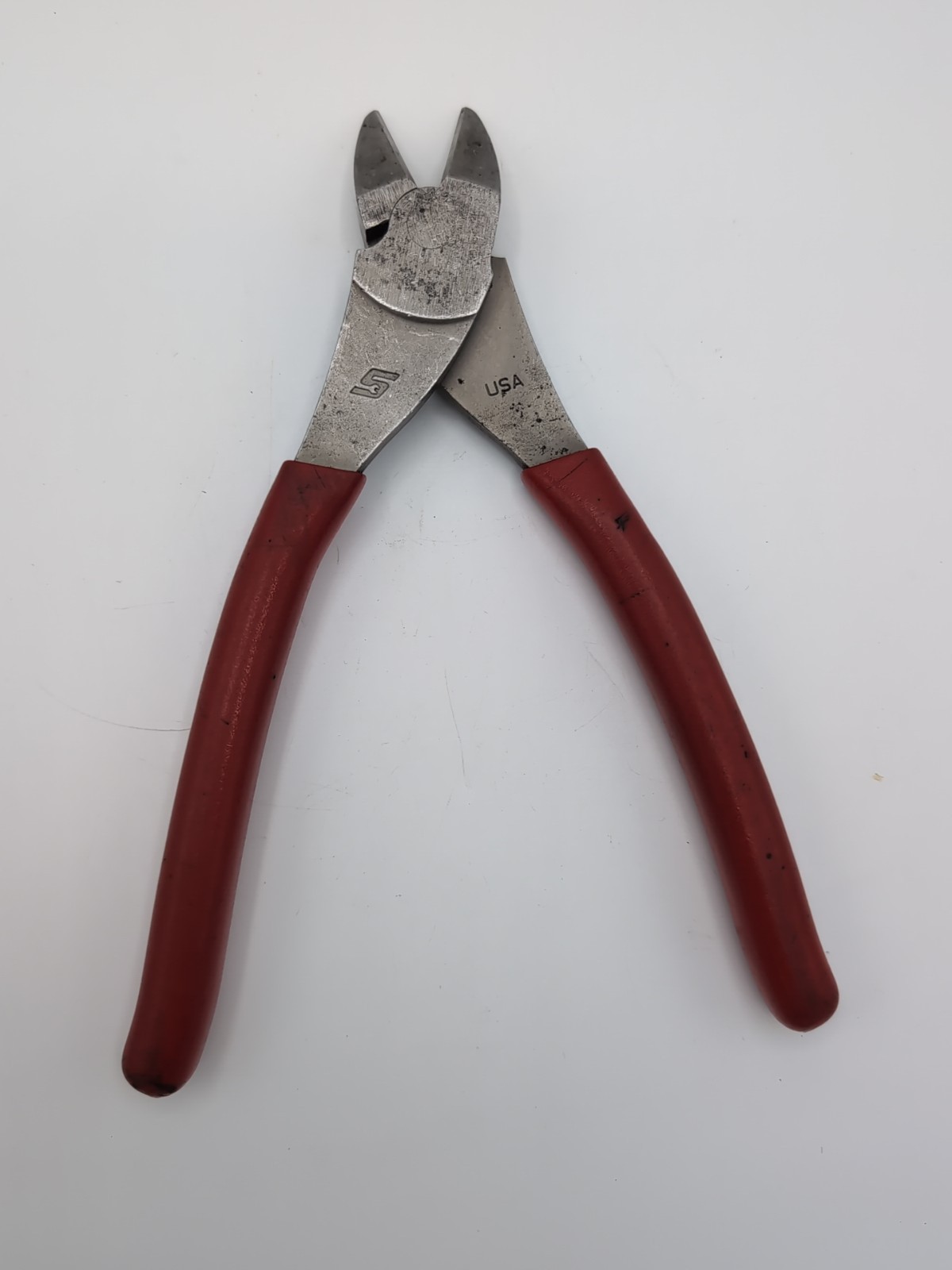 Snap On 388ACF Red Soft Grip Vector Edge High Leverage Diagonal Cutting Pliers
