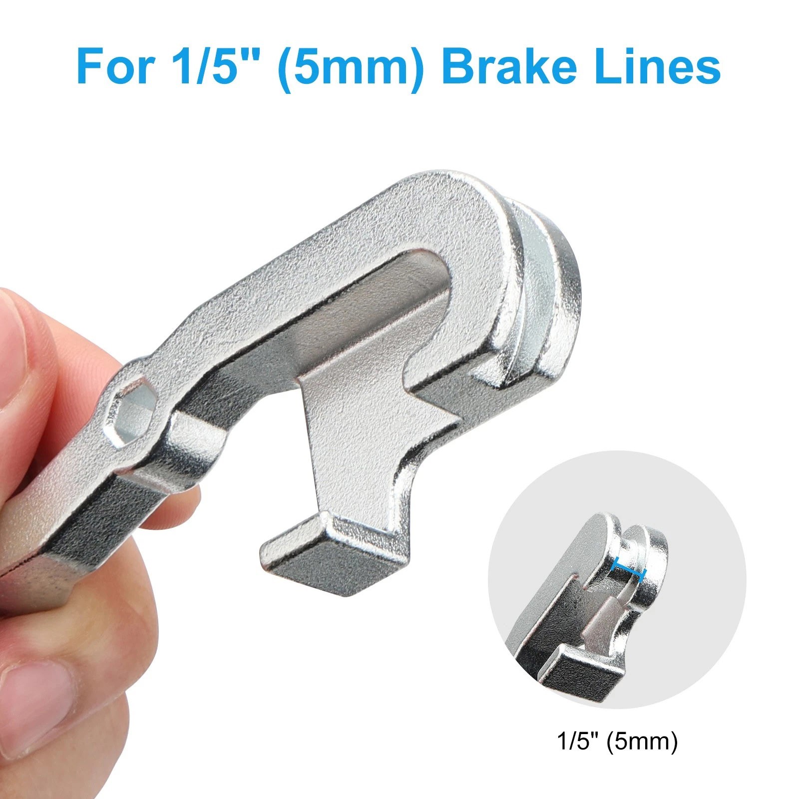 5mm Manual Brake Pipe Bender Tool for Vehicle Brake Lines and Metal Tube Forming