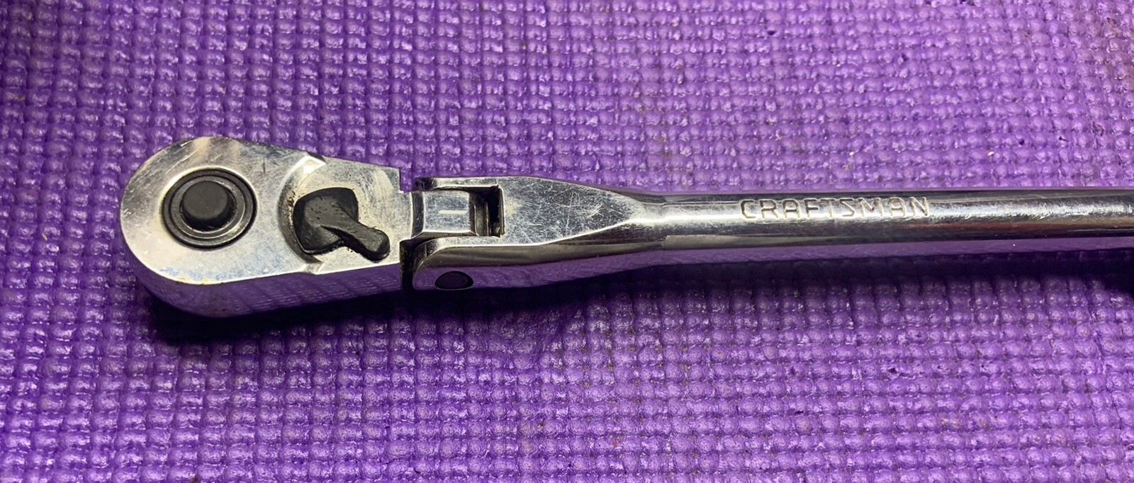 Craftsman 44836 -VT- 3/8″ Ergo Flex Head Ratchet Full Polish Black Handle
