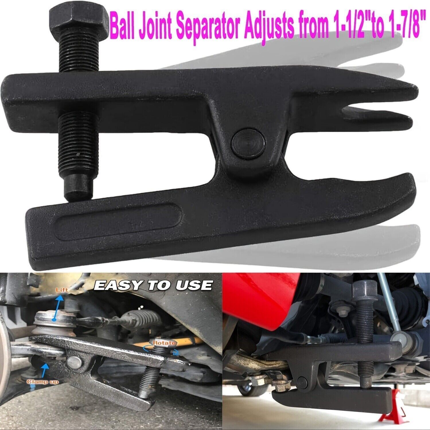 19mm Ball Joint Puller Separator Tie Rod End Remover Removal Tool Universal Tool