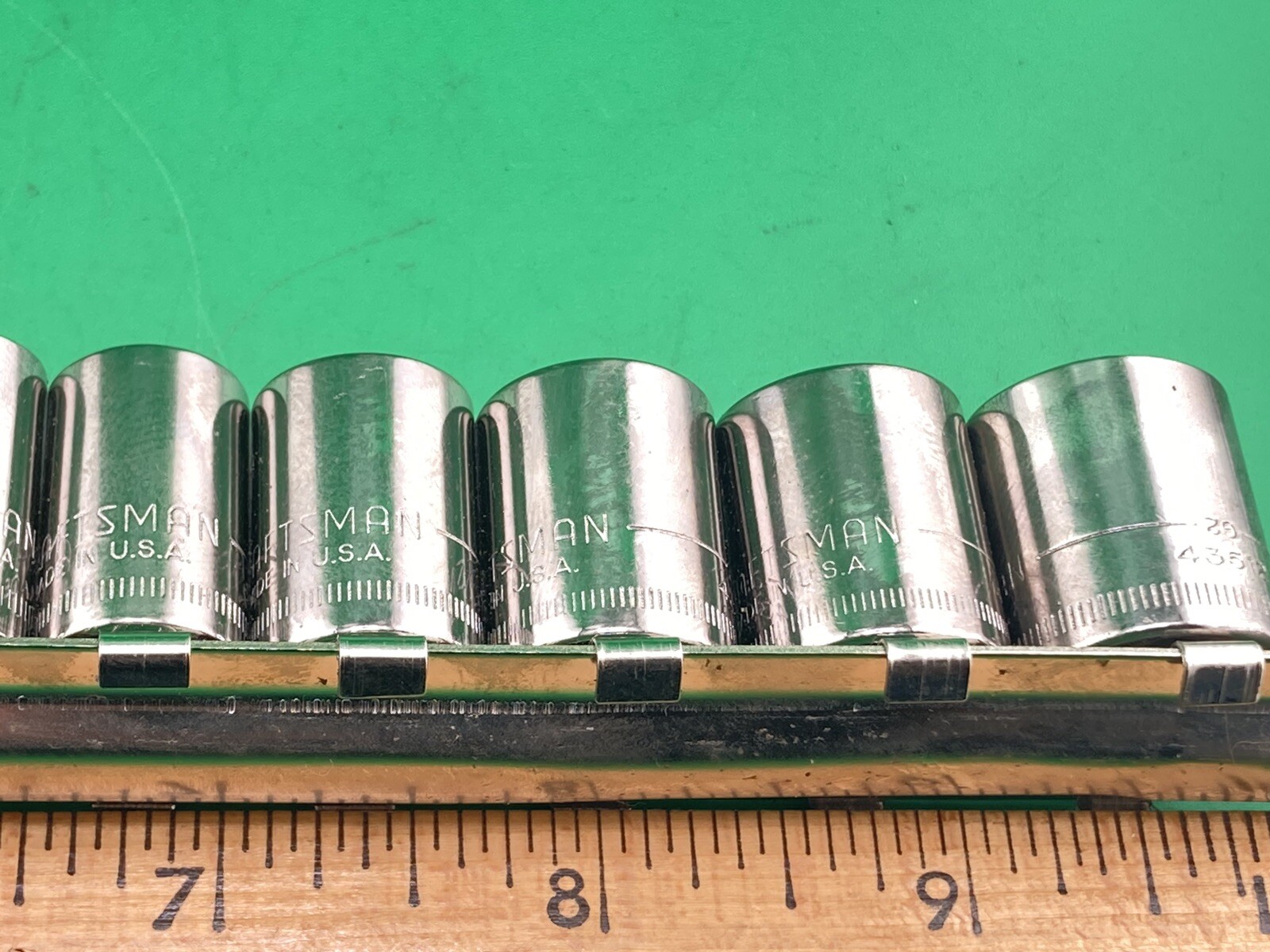 12 Piece Craftsman USA New Metric 1/4”Drive 6 Point Shallow 14mm To 4mm (NOS)