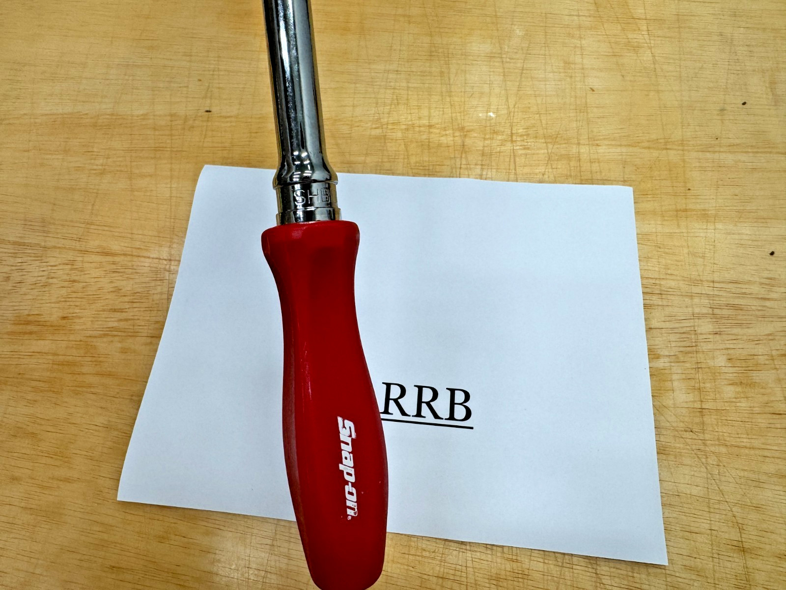 Snap-on Tools USA NOS RED 1/2″ Drive Hard Grip Handle Breaker Bar SHBBD24R RARE