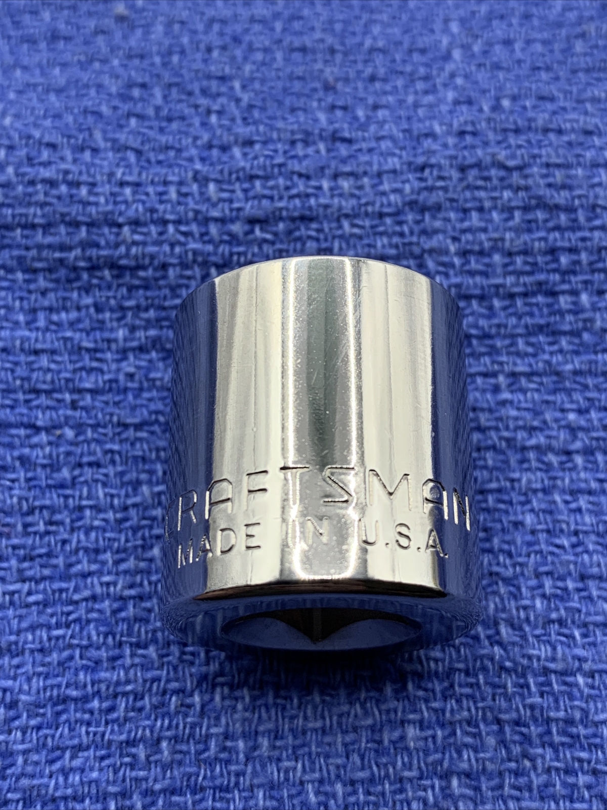 Vintage Craftsman 3/8″ Drive 11/16″ 12 Point Shallow Socket SAE G 44336 USA NOS