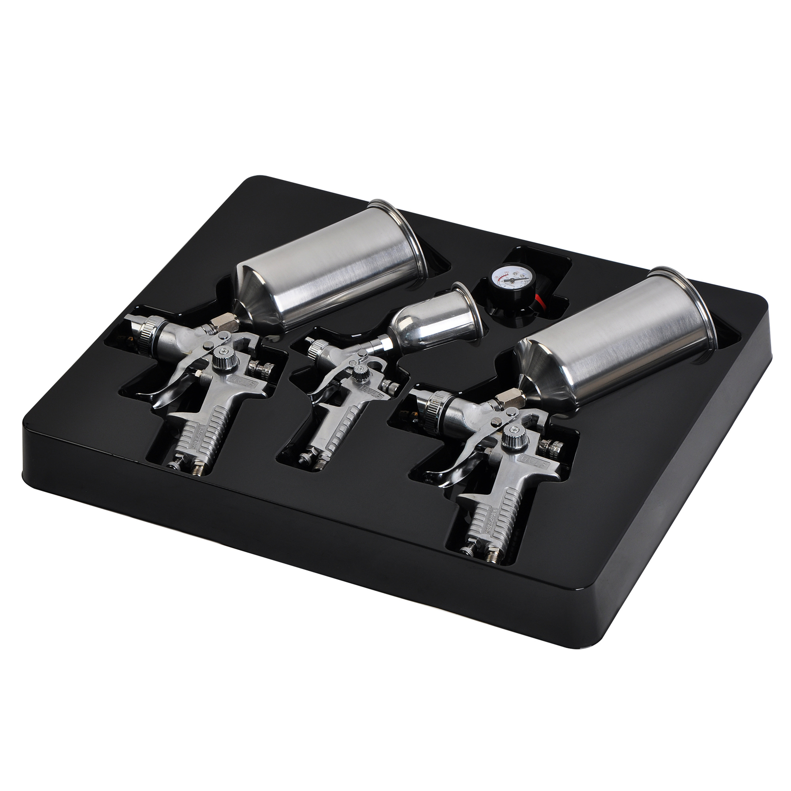4pc Air Spray Gun HVLP Paint Auto Car Automotive Shop Painting Tools Kit Set