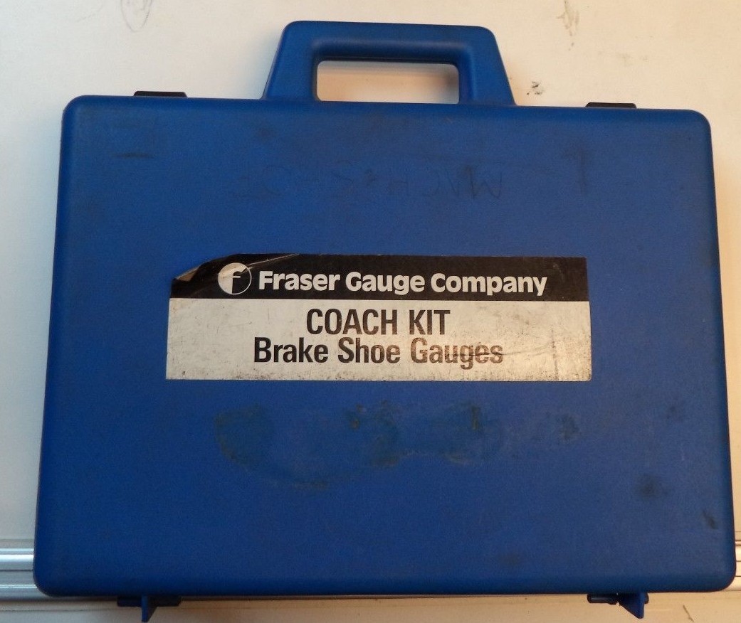 FRASER BRAKE SHOE GAUGES COACH KIT W/613, 614, F301B, AND #401, P/N 613614