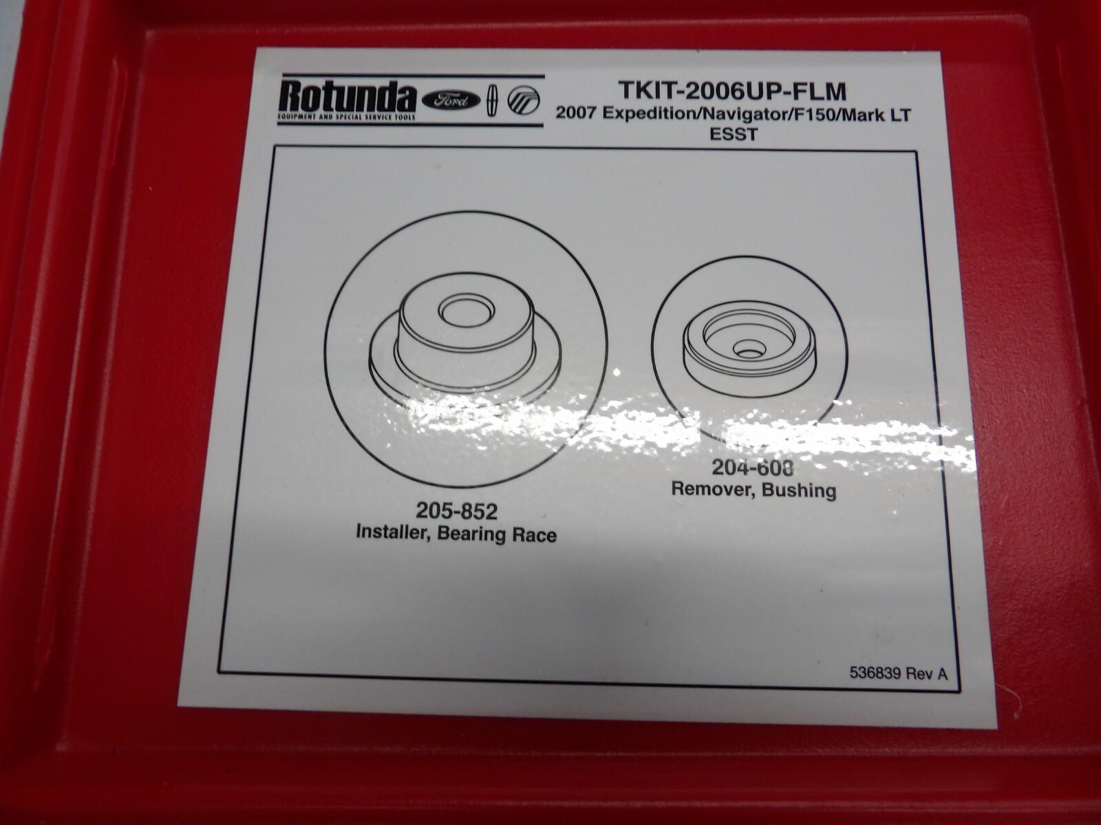 FORD ROTUNDA TKIT-2006UP-FLM 2007 EXPEDITION/NAVIGATOR ESSENTIAL TOOL KIT