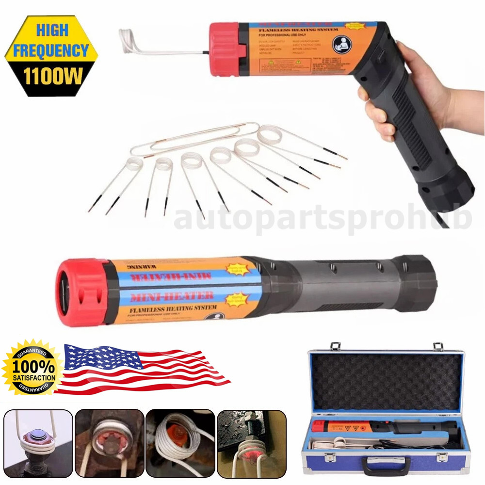 Magnetic Induction Heater Kit 1000W Induction Heat Bolt Removal Tool + 8 Co US