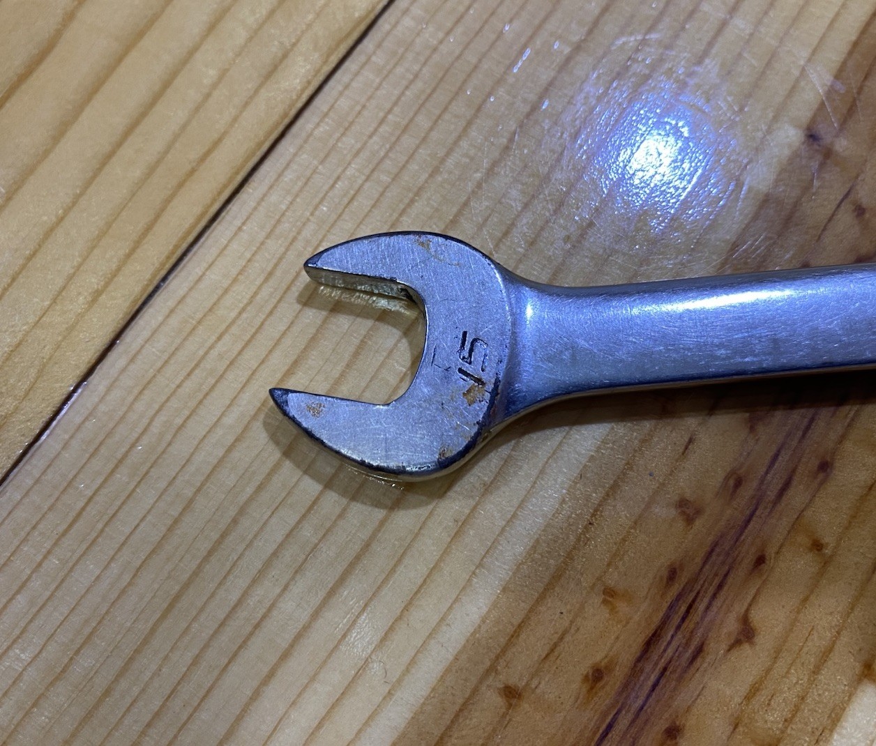 Snap-on Tools OEXM150A 15mm Open End Combination Wrench 12 Point USA