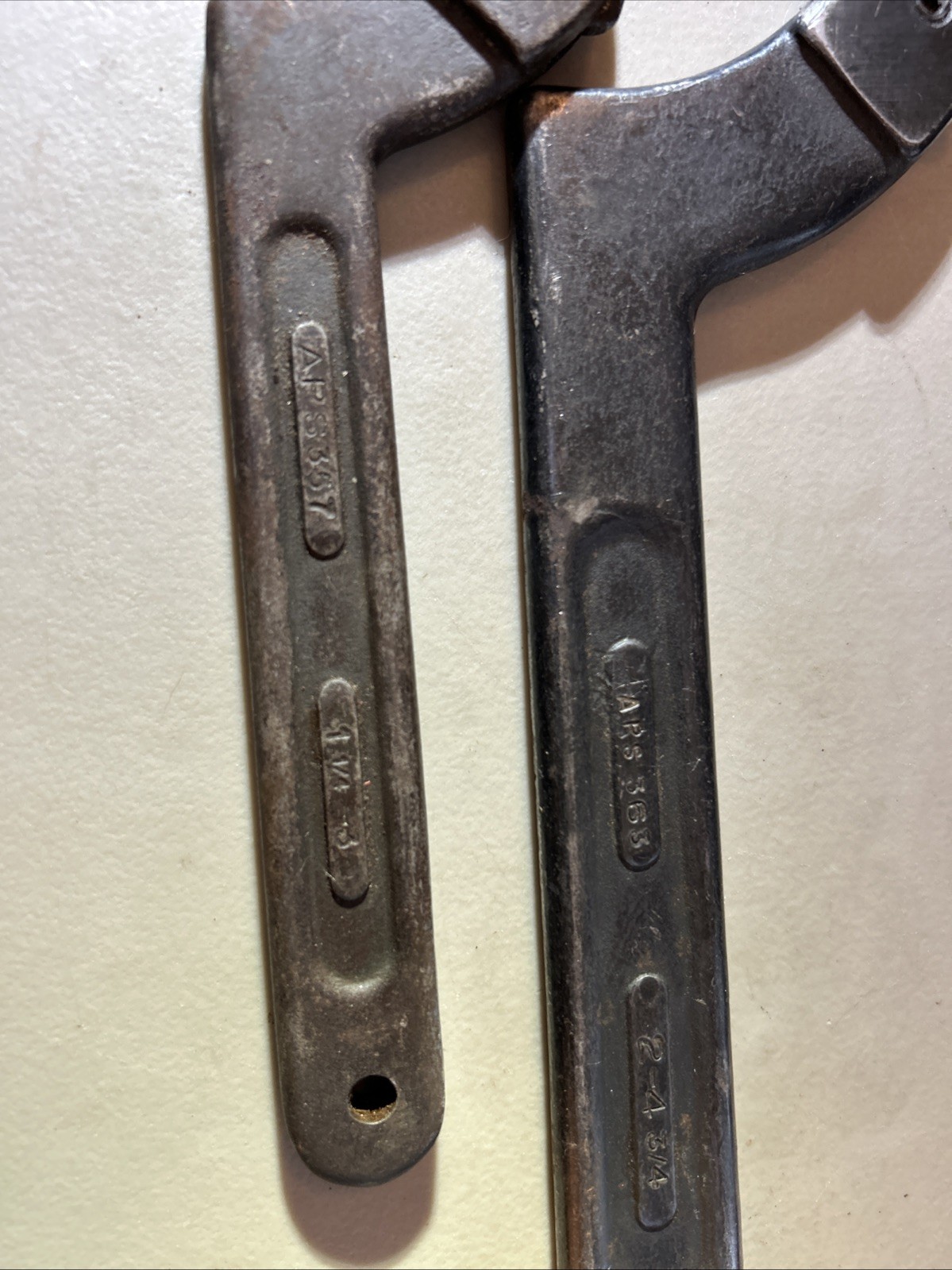 Blue-Point APS357 & APS363 Adjustable Hook Spanner Wrenches