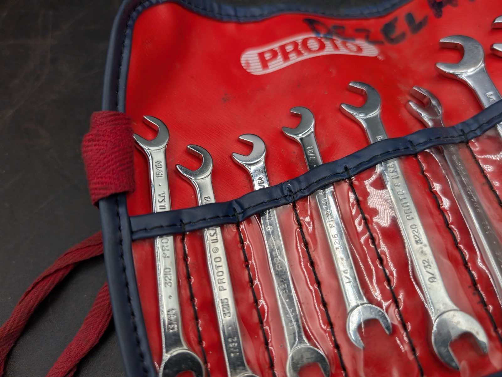 PROTO J3200D 9-pc Ignition Wrench Set w/ Pouch – Complete