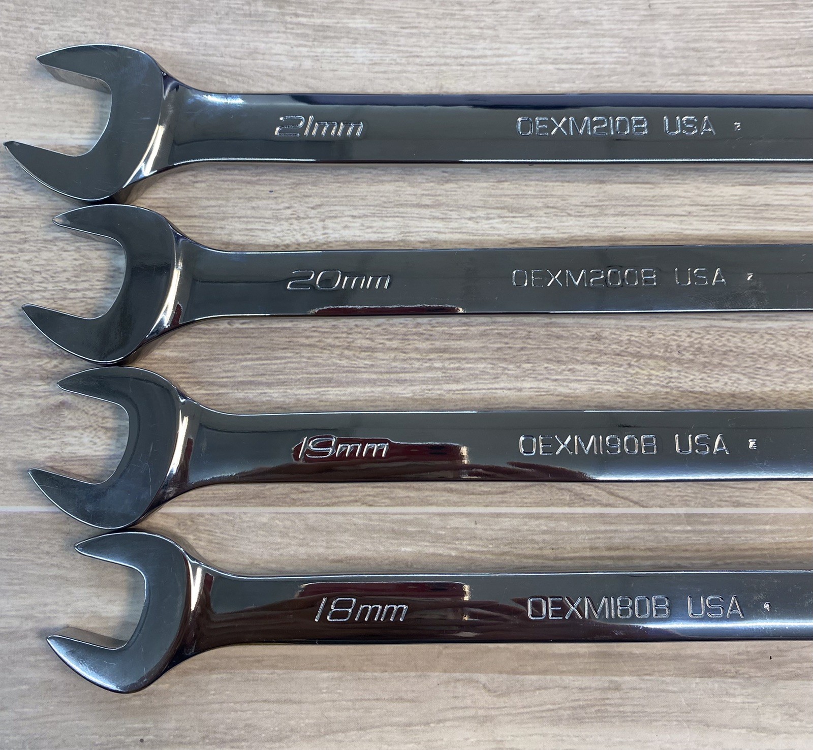 Snap-on Metric Wrenches OEXM180B 190B 200B 210B 18-21MM