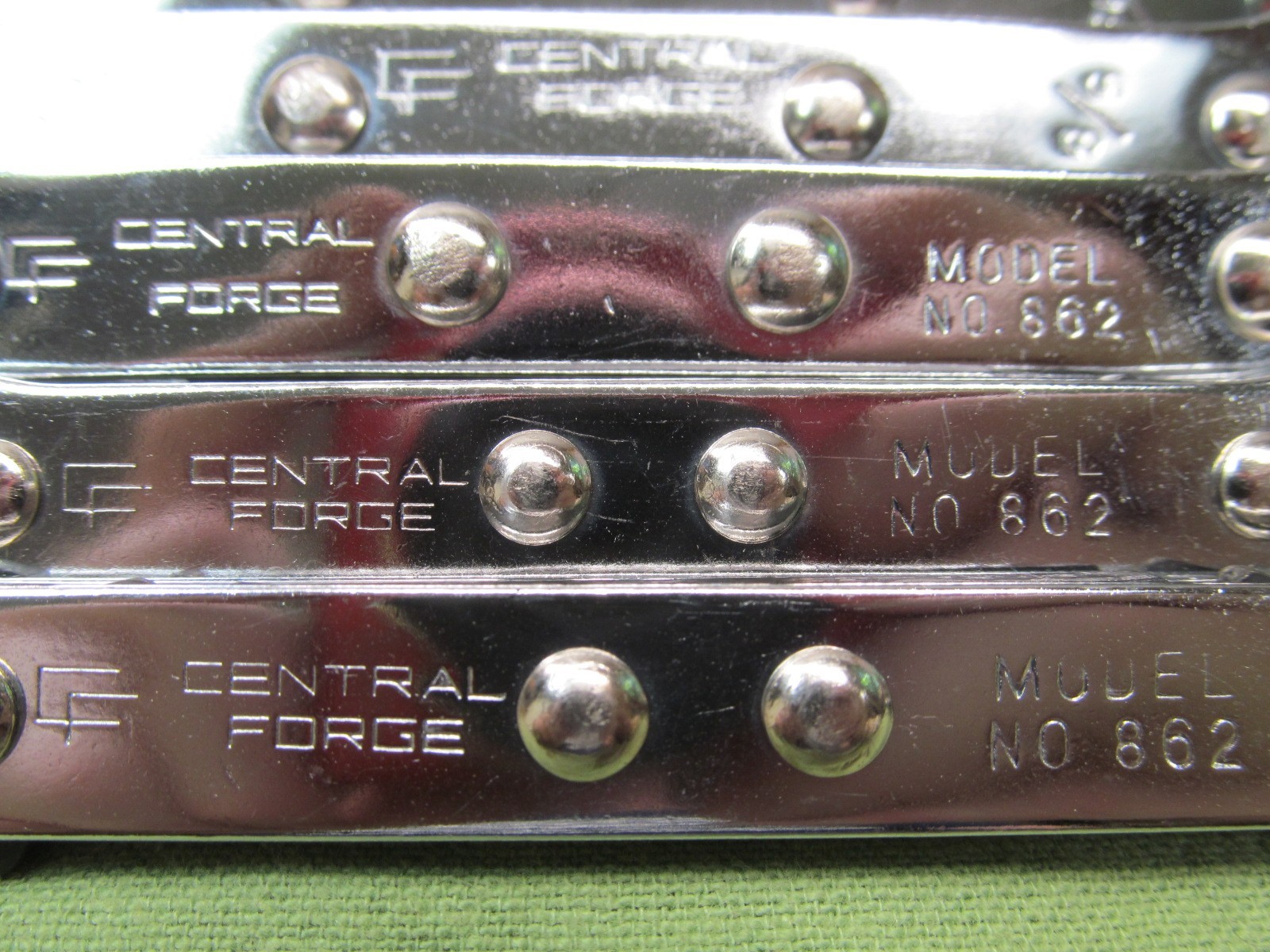 5pc Central Forge Ratcheting Box End Wrench Set – SAE – 1/4″ thru 7/8″