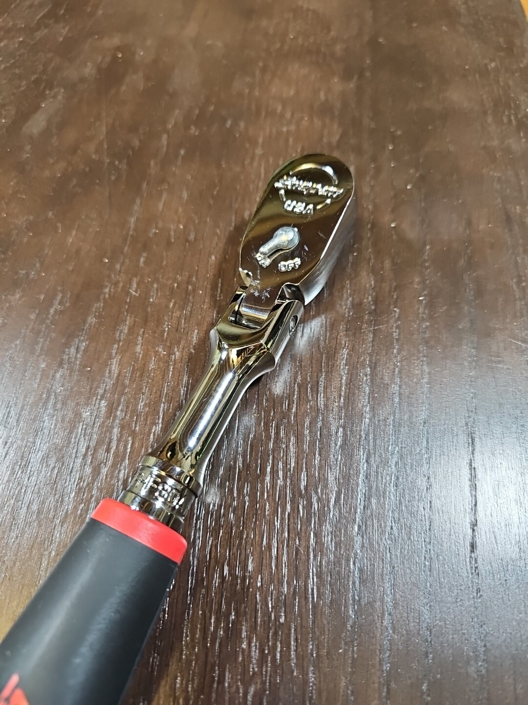 *New & Rare* Snap On FHF80A 3/8″ RED SOFT Handle Ratchet FREE EXPEDITED