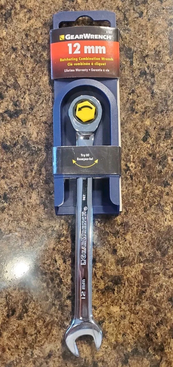 GearWrench , 12mm Ratcheting Combination Wrench, 12 Point