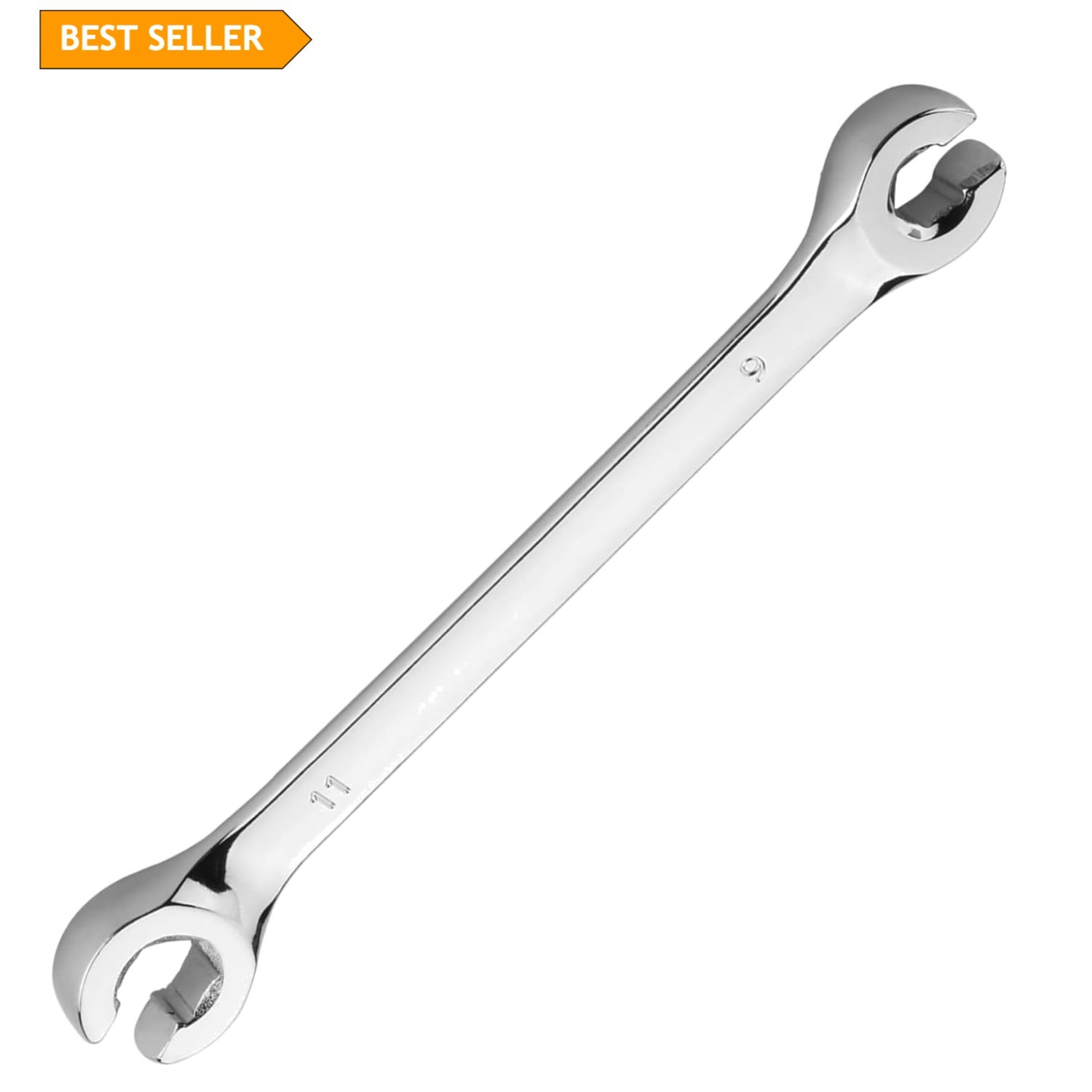9 x 11mm Flare Nut Wrench Double Open End High Carbon Steel Mirror Polish Finish