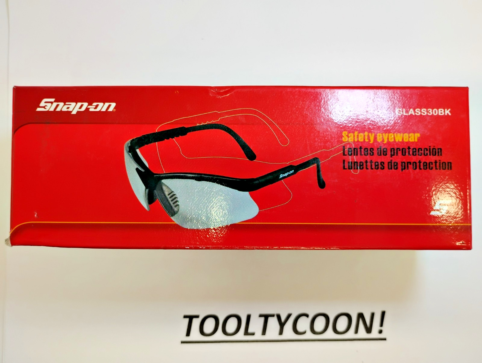 Snap-On Tools NEW BLACK Safety Glasses GLASS30BK
