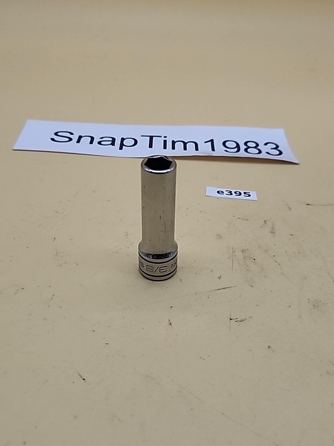 Snap-On Tools 3/8″ Drive 6 Point SAE 3/8” Deep Well Socket SFS121 USA