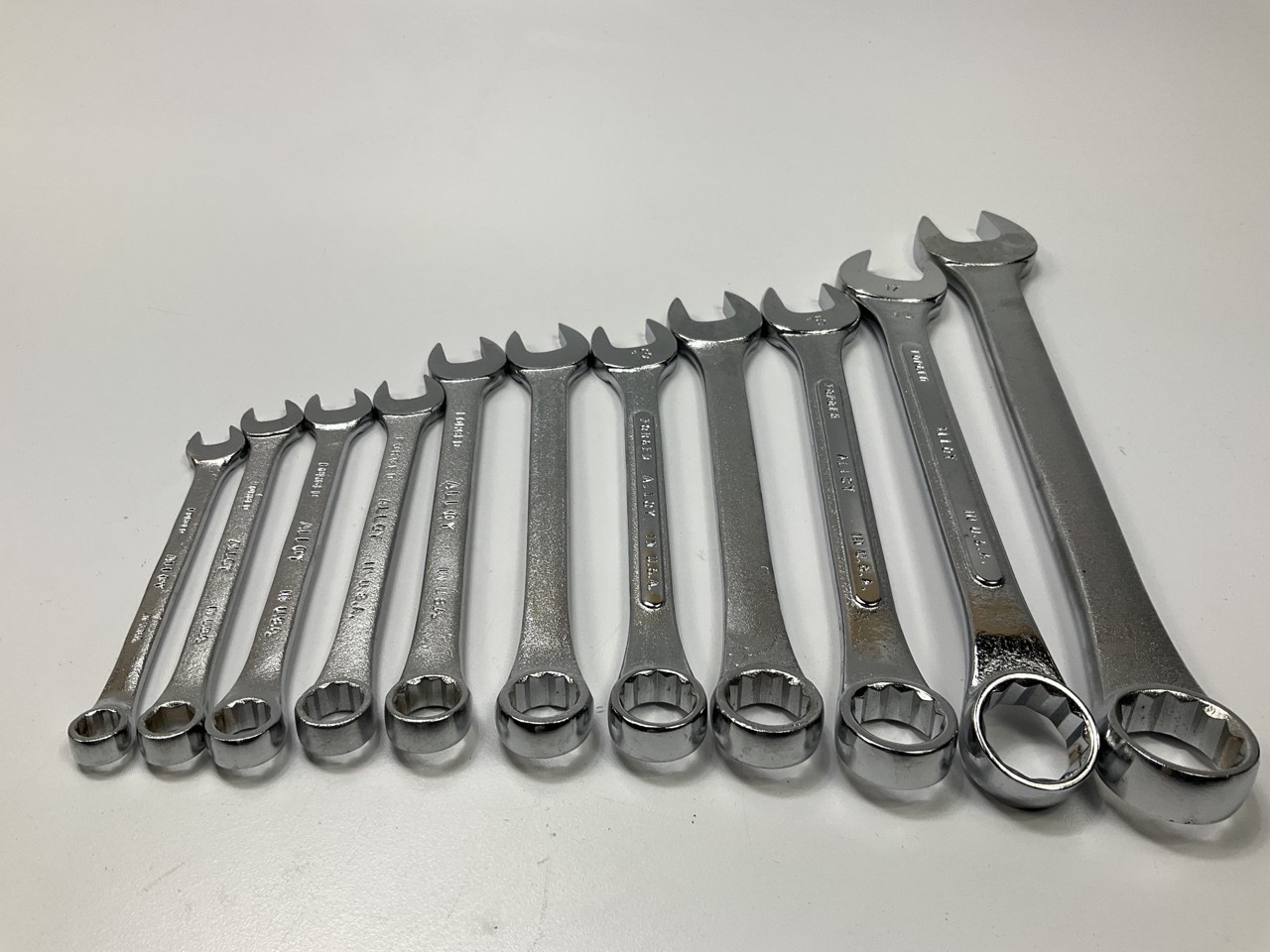 12MM NO BRAND 13MM 15MM 17MM S-K BRAND, 14MM, 19MM GAMBLES – 11 Piece Wrench Set