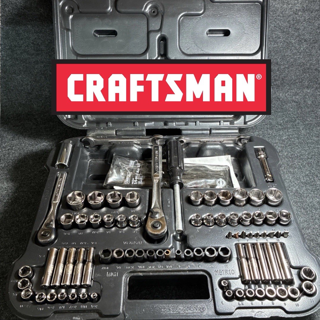 Craftsman USA 95 Piece Mechanic Tool Set with Case No 34095 NOS Easy Read