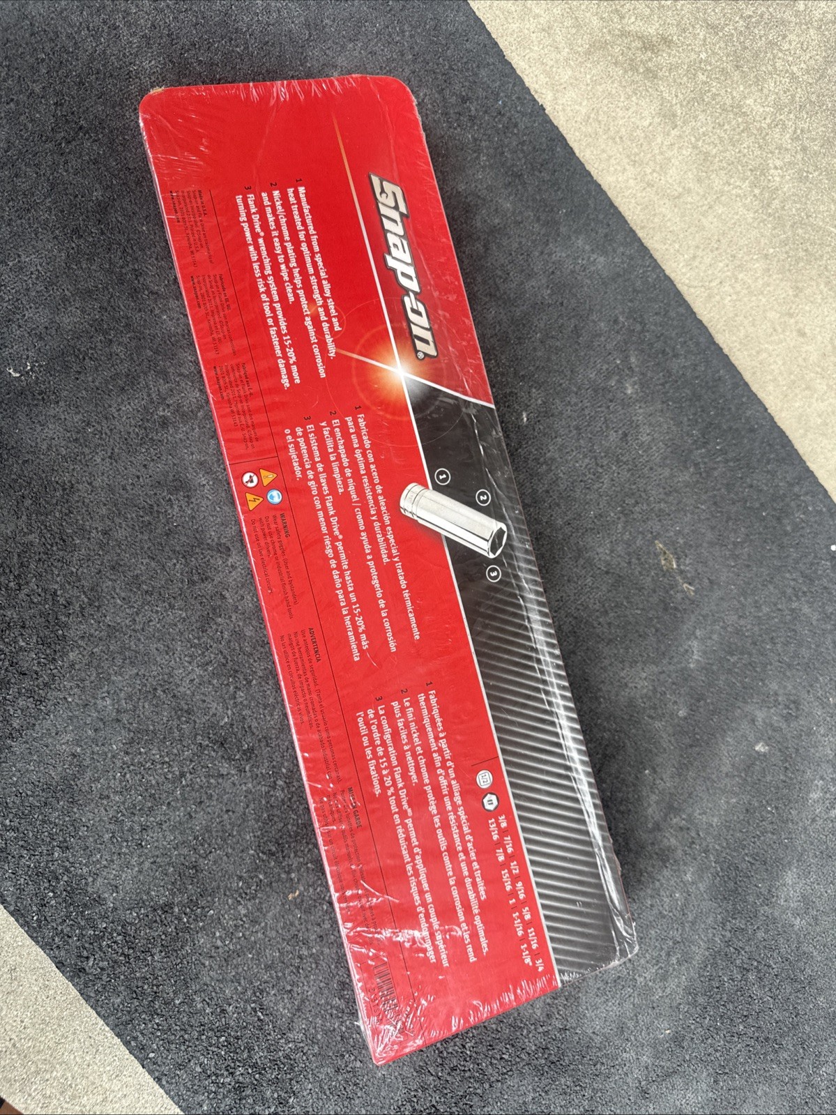 For Snap-on Tools 1/2″ drive 6-point DEEP socket SET 3/8″ thru 1 1/8″ 313TSYA