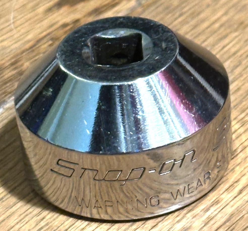 🇺🇸 Snap On Tools 1-1/4” 32mm OIL Filter Cap Low Profile 6PT Socket 3/8″ Drive