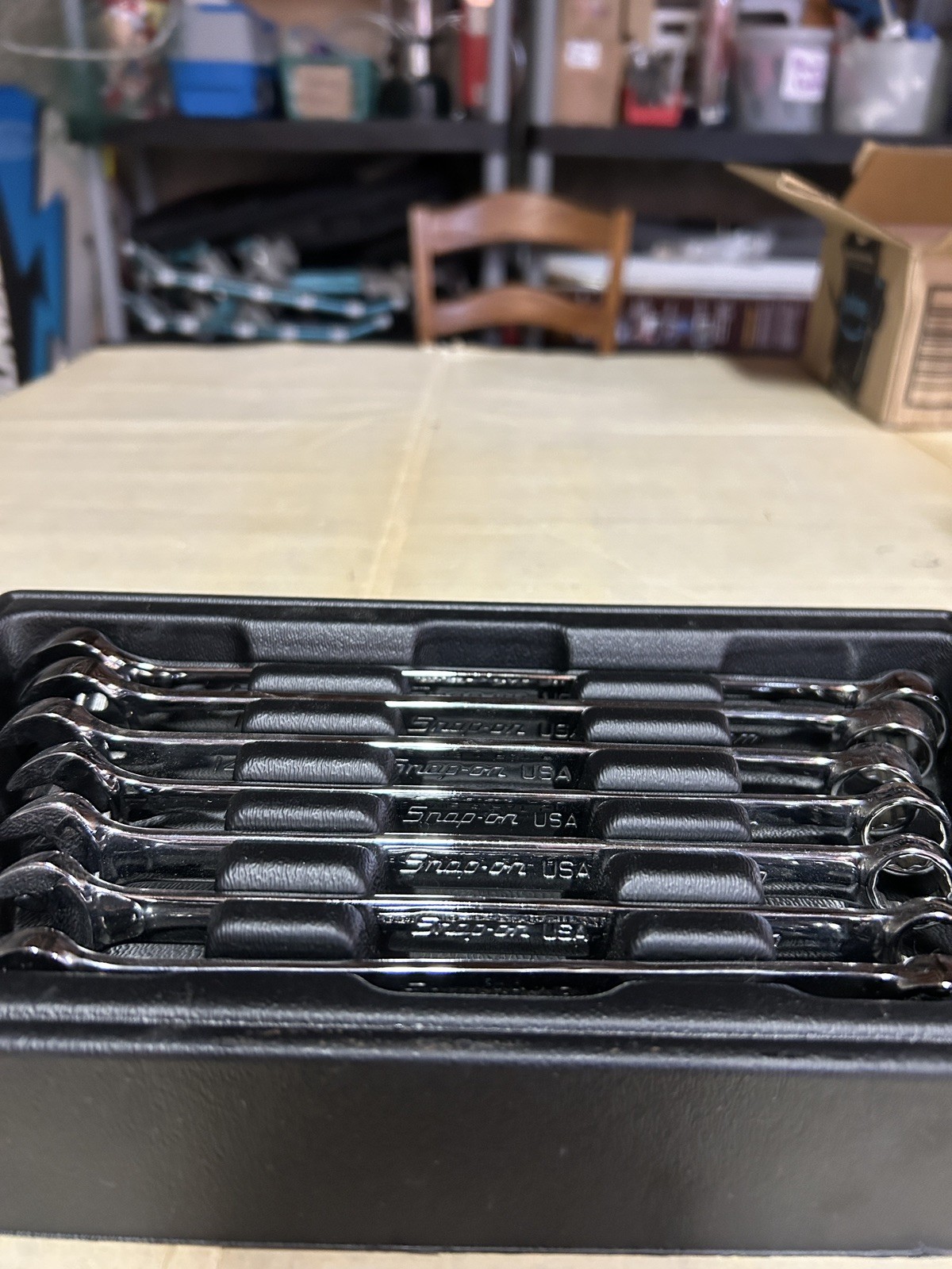 Snap on 7 Pc metric Flank Drive Plus Wrench Set 10-17mm