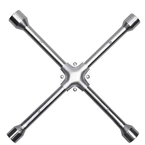 14 Inch Universal 4-Way Cross Lug Wrench for Car Tire Changing Repair Tool