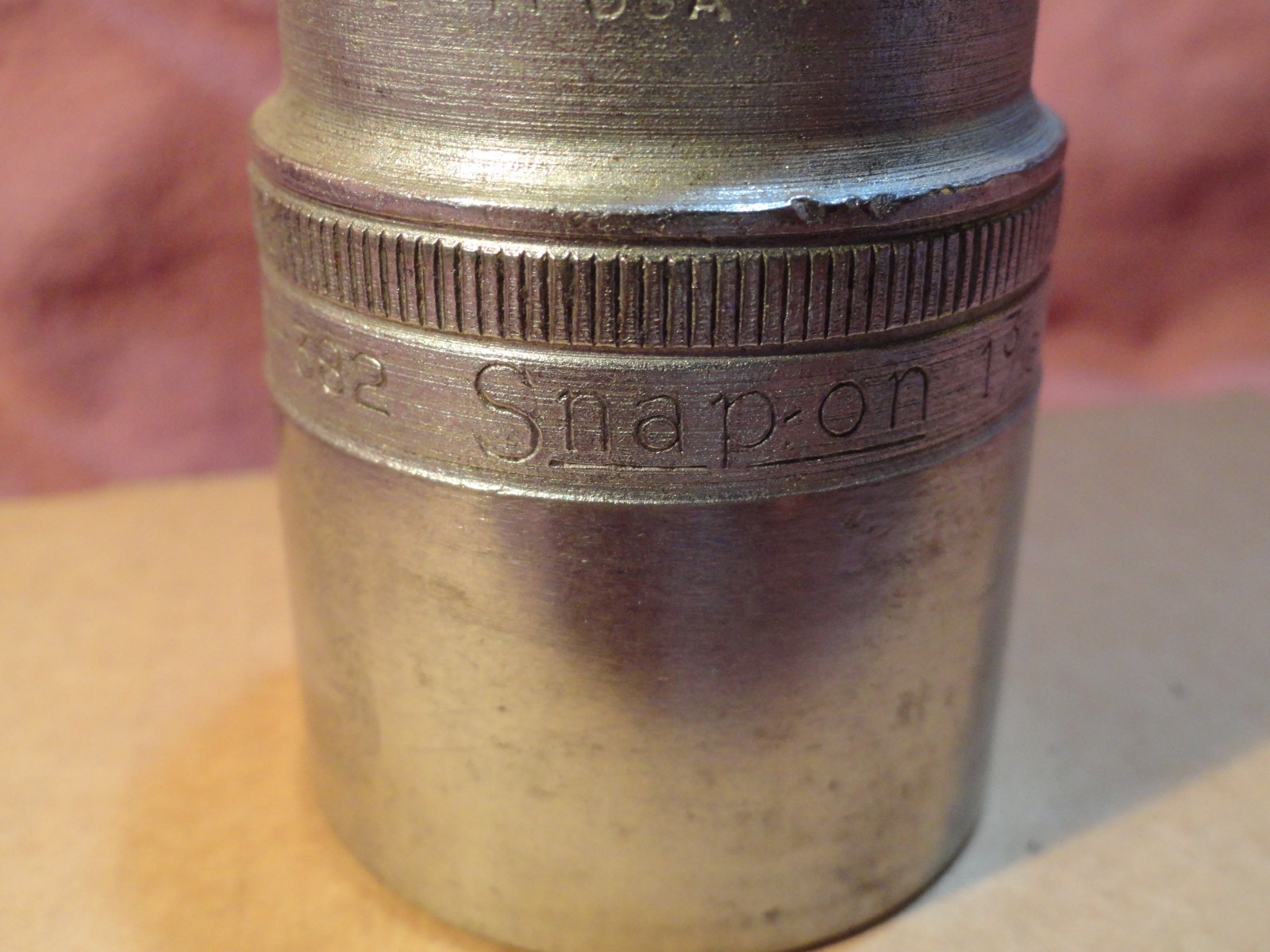 SNAP-ON 1 3/16″ 12 POINT SOCKET 3/4″ DRIVE #LDH-382 MADE IN USA LIGHTLY USED