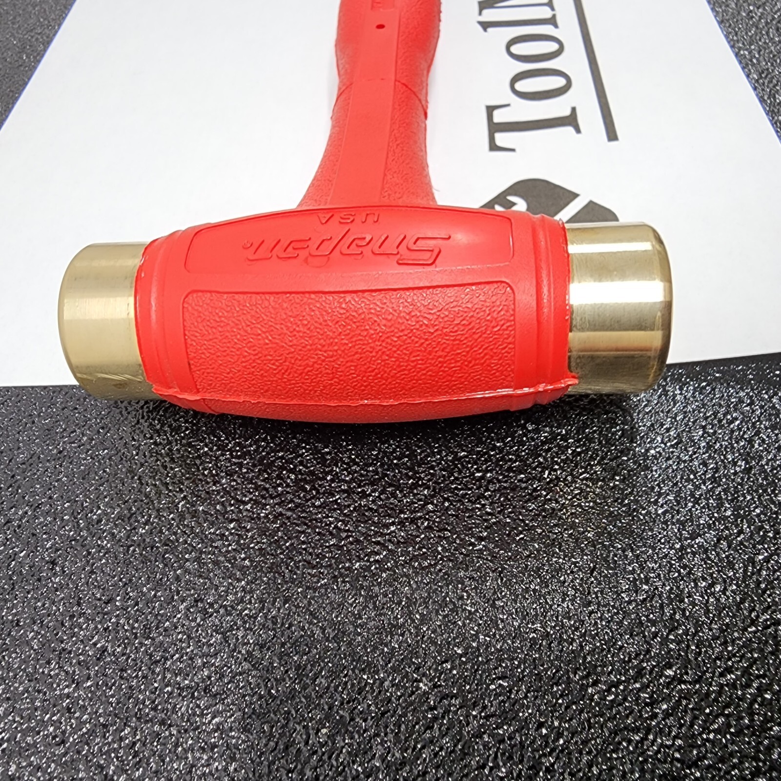 Snap-on Tools USA NEW 24oz/650g Soft Grip Bronze Tip Hammer HBBT24