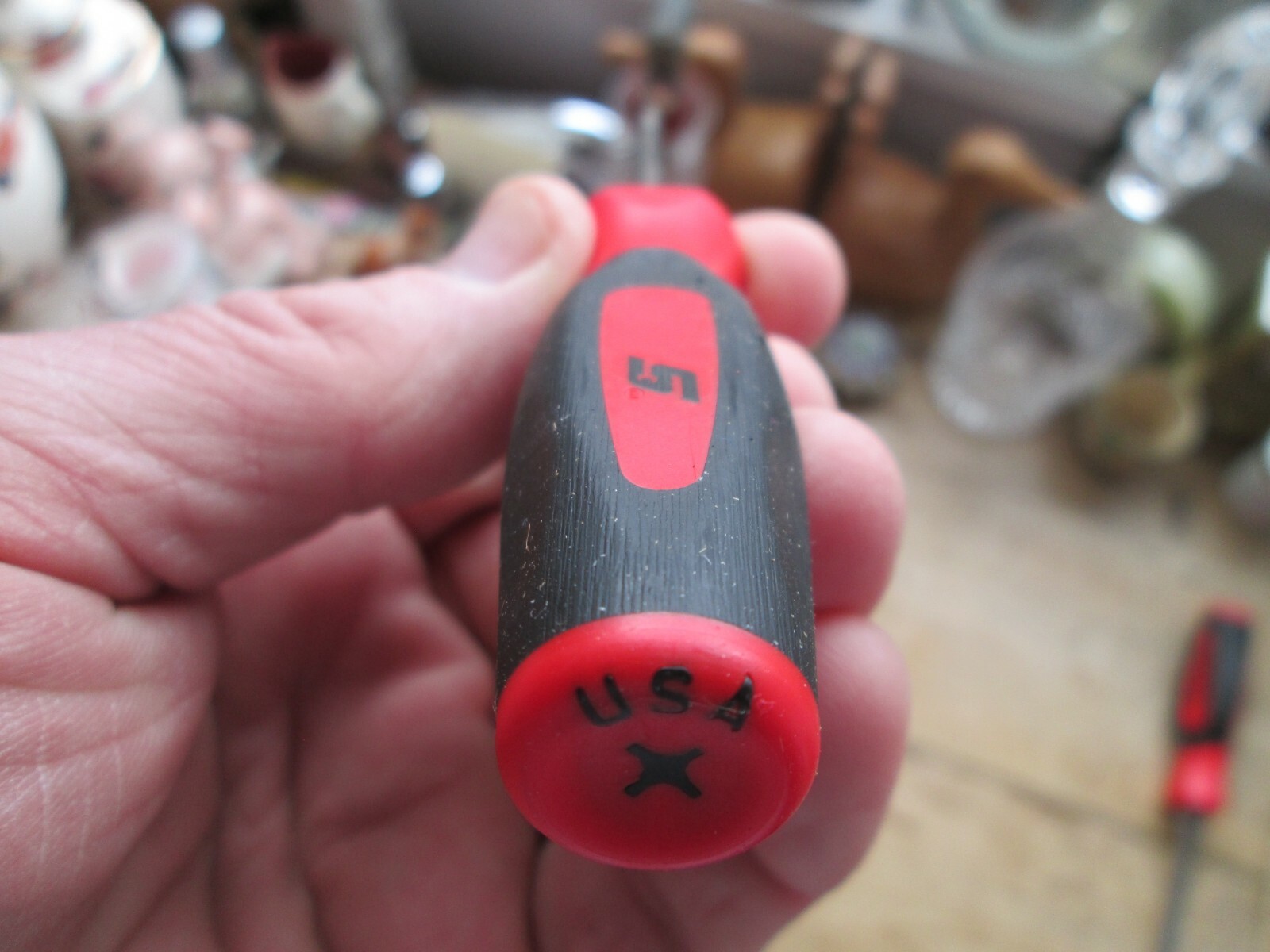 SNAP ON CLASSIC RED PHILLIPS MINI TIP SCREWDRIVER No0 SGDP300B INSTINCT HANDLE