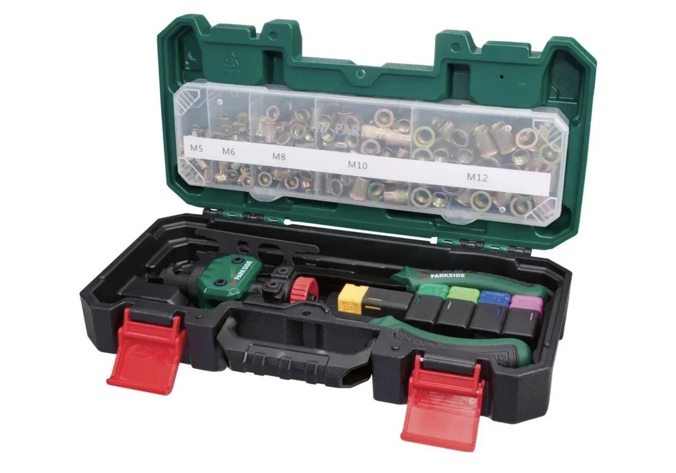 Parkside Rivet Nut Tool with Accessories 151 pieces, Brand New, German Quality