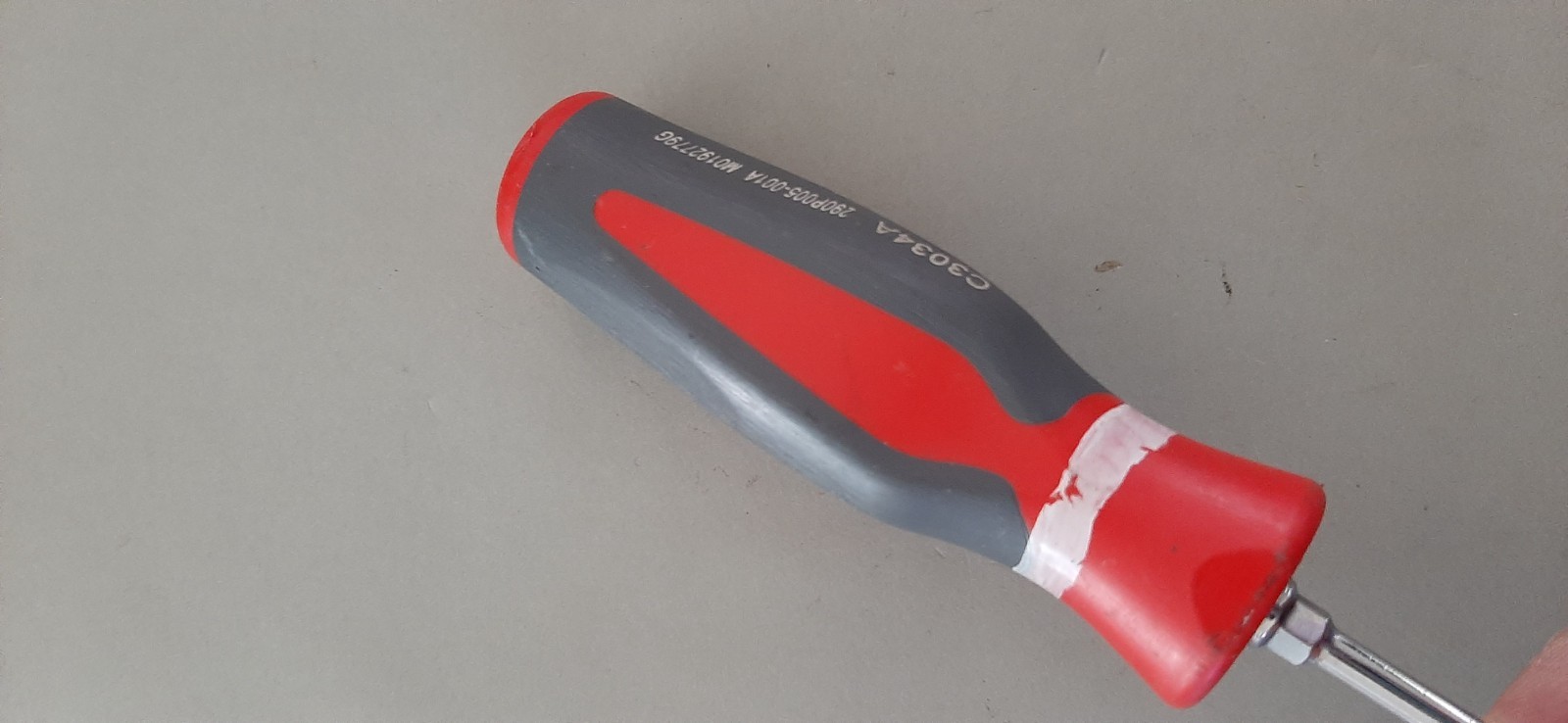 Snap-on SHDP31IR No # 1 Phillips Red Gray Instinct Grip Screwdriver USA Marked