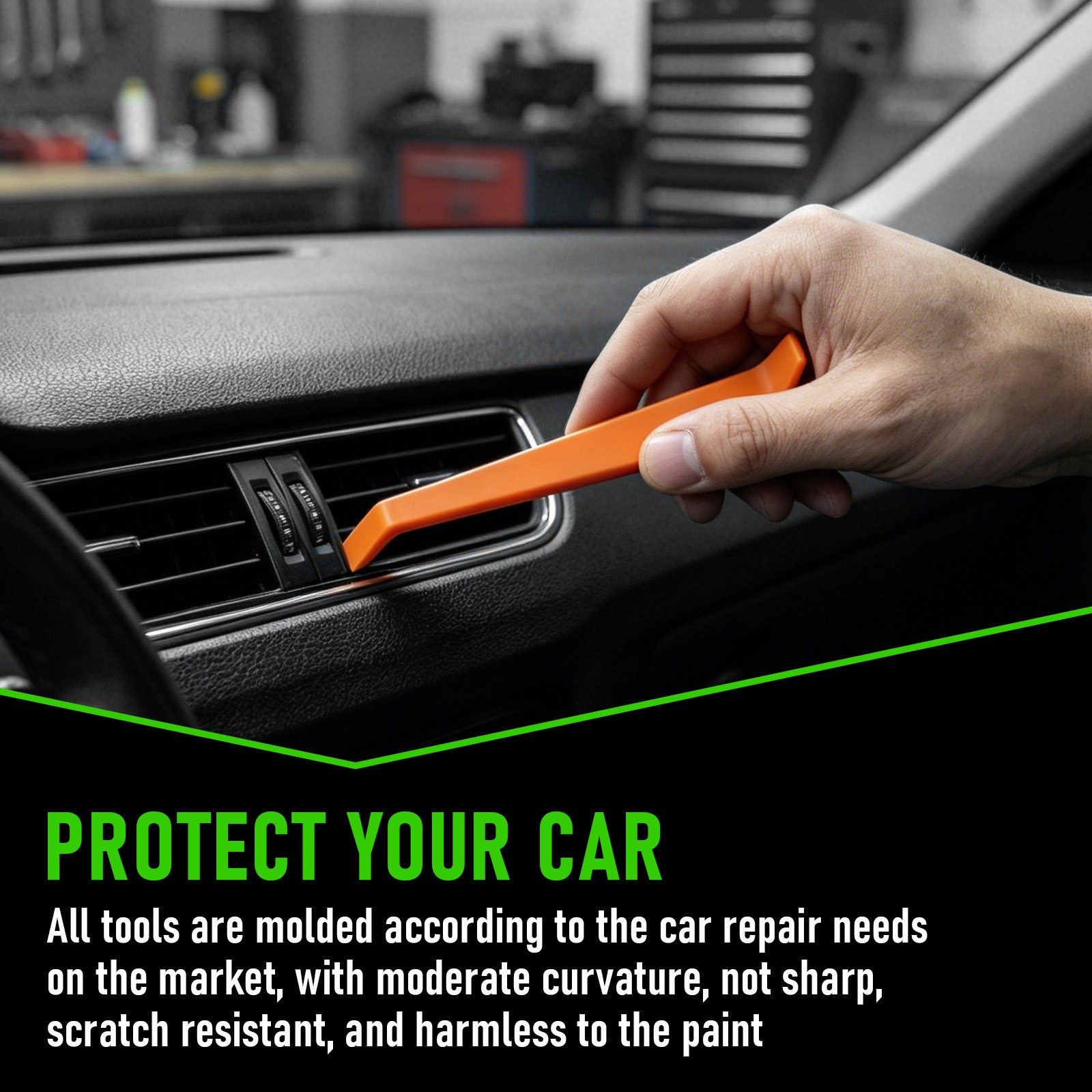 5pcs Car Door Trim Removal Tool Pry Panel Dash Radio Body Clip Installer Kit Set