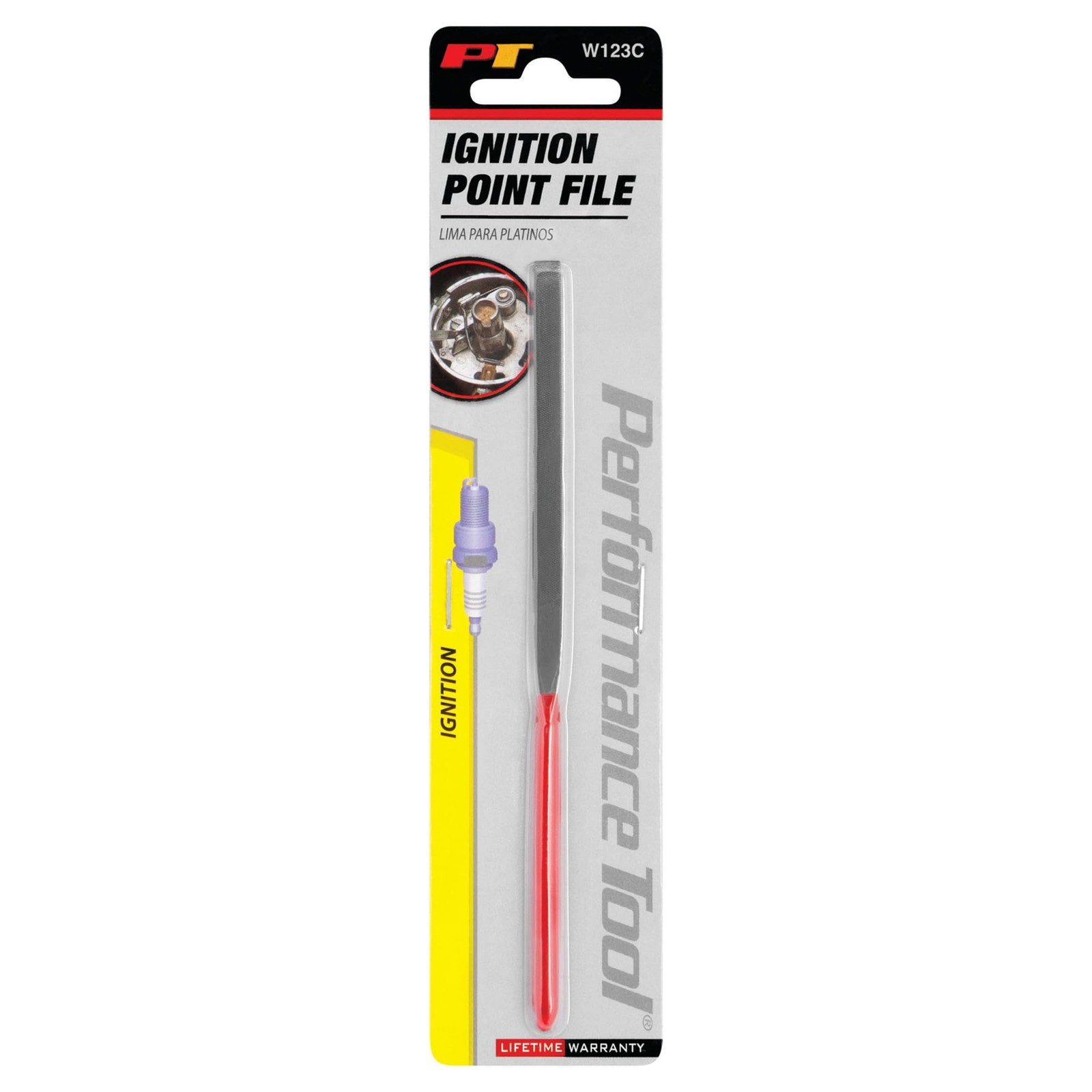 Performance Tool W123C High Grade Steel Double Cut Ignition File for Efficient C