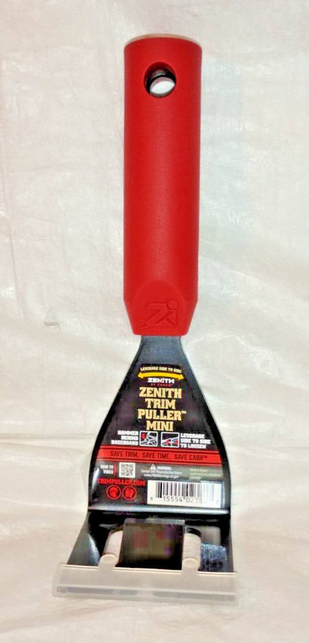 Zenith Trim Puller Mini ZN700051 Compact Pry Bar for Baseboards, Trim Molding