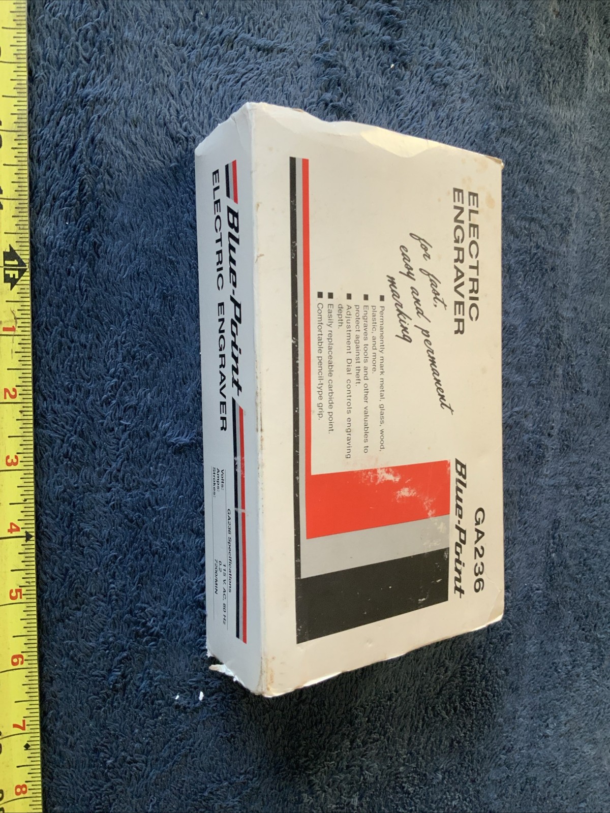Blue Point Ga236 Electric Engraver…I Don’t Think It’s Ever Been Used……see Descr