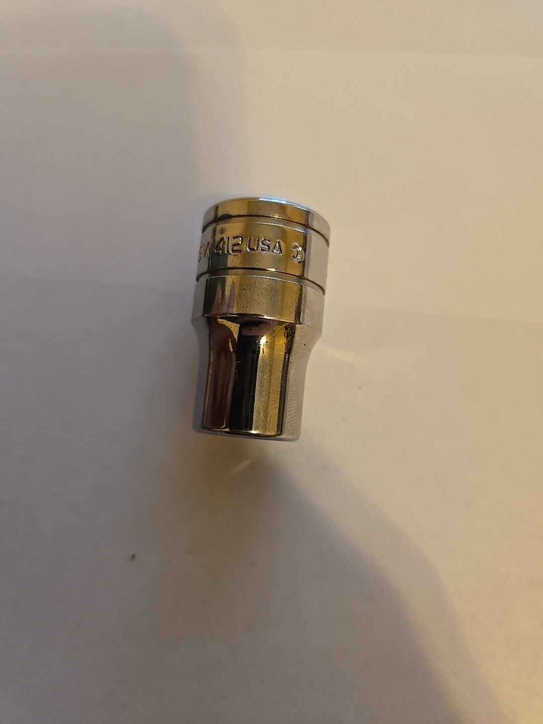 Snap On 1/2″ Drive 3/8″ 8PT Chrome Double Square Socket SW412
