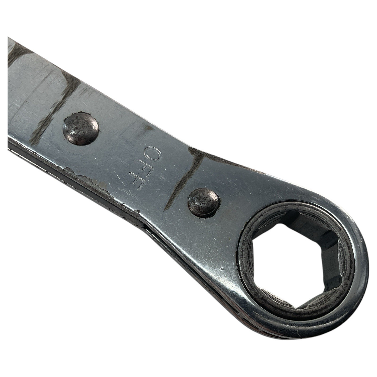 Snap-On Ratcheting Box Wrench R2022S 5/8″ X 11/16″ SAE 6pt USA Grind Marks