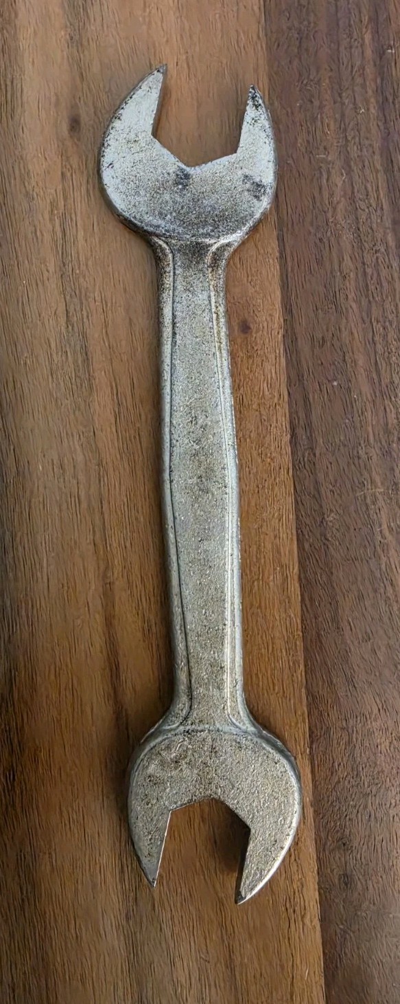 Vintage Barcalo Buffalo Raised Panel Open End Wrench 7/8 x 25/32 USA Tool