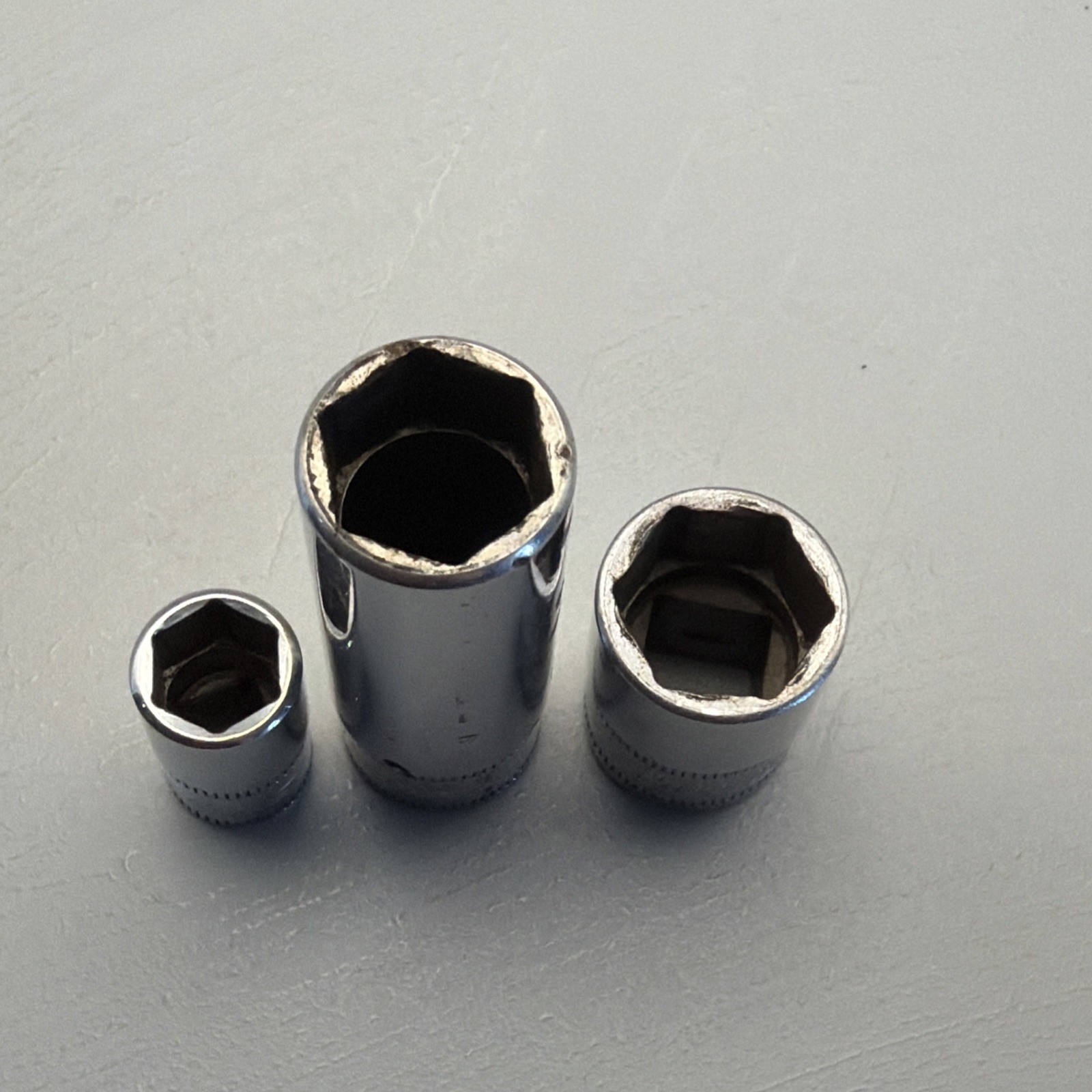 Snap On Set Of 3 Sockets Metric (TMM9, STMM13, FSM141), 6 Pt